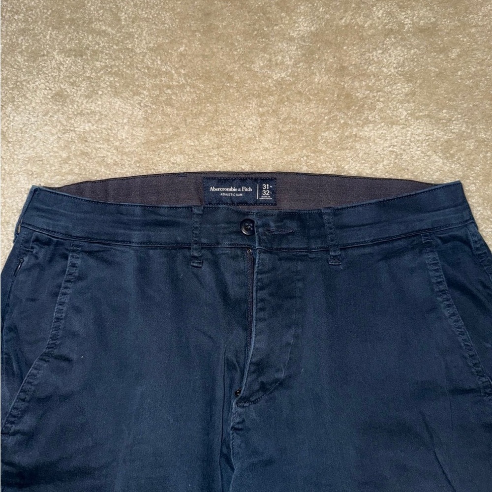 Abercrombie & Fitch Dark Blue Trousers